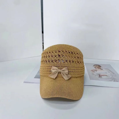 Cap Bow Woven Baseball