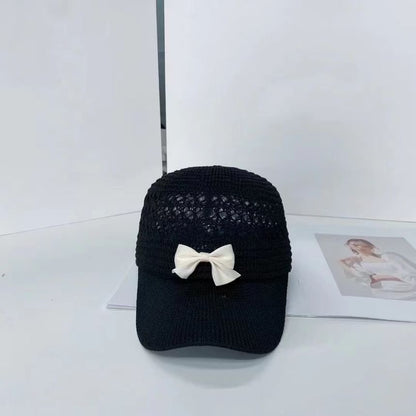 Cap Bow Woven Baseball