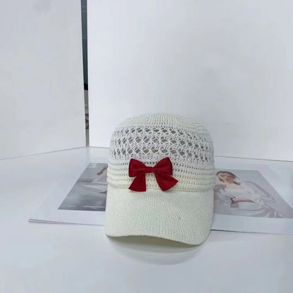 Cap Bow Woven Baseball