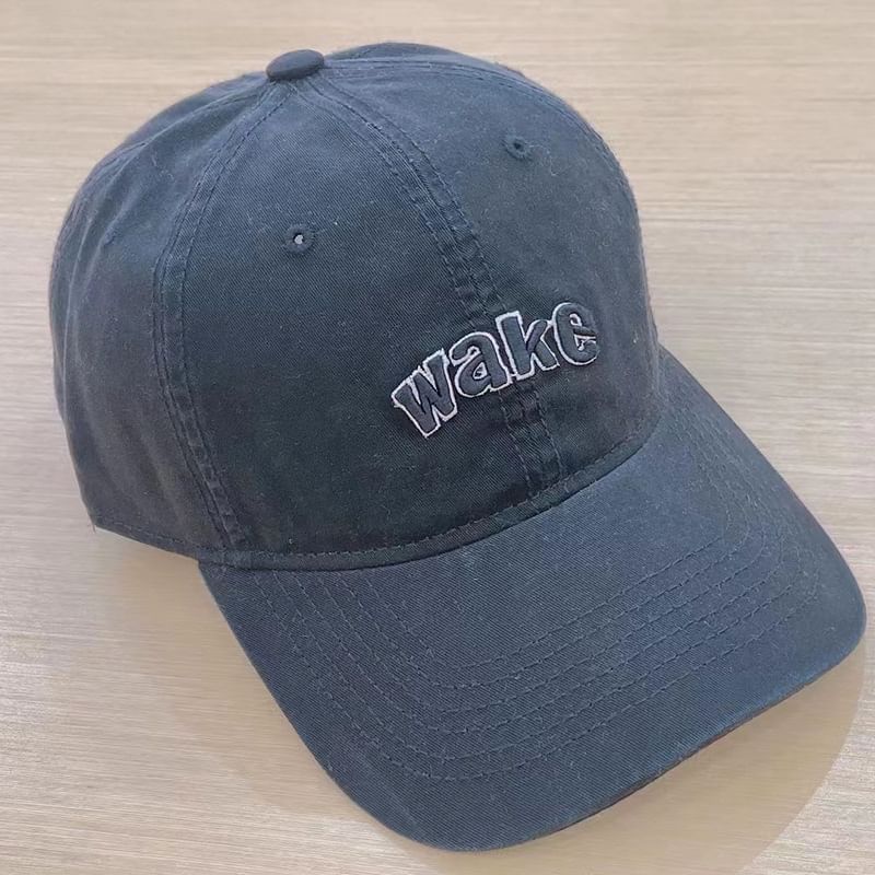 Lettering Cap Embroidered Baseball