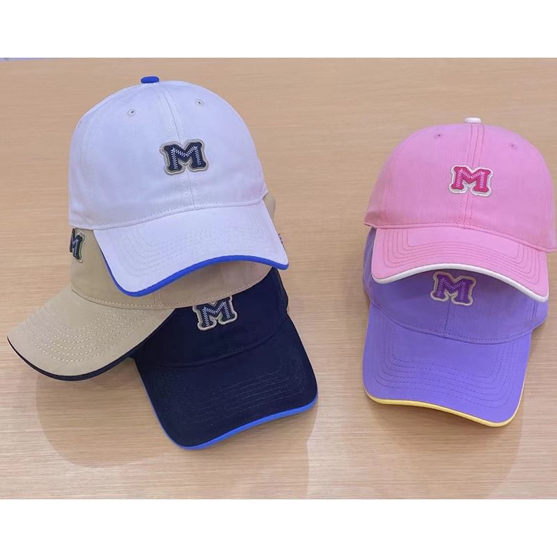 Embroidered Baseball Lettering Cap