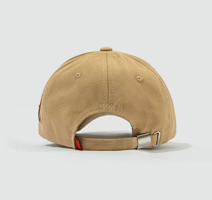 Lettering Embroidered Baseball Cap