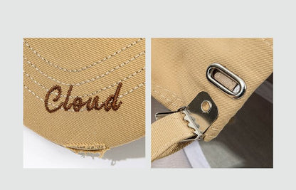 Lettering Embroidered Baseball Cap