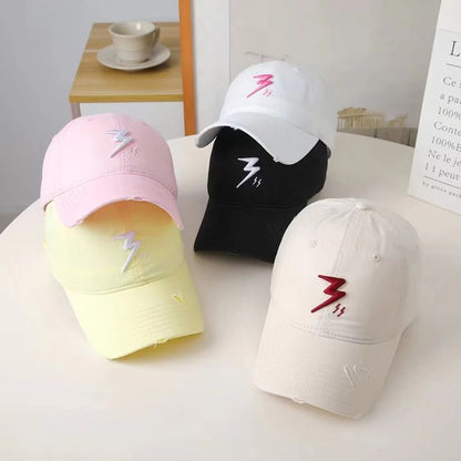 Embroidered Baseball Cap Lightning