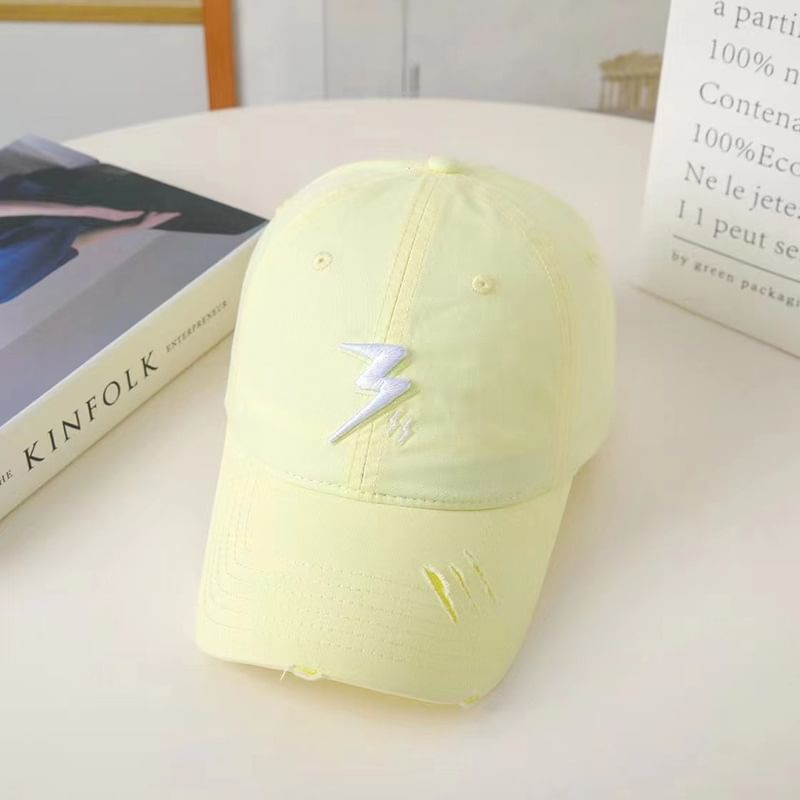 Embroidered Baseball Cap Lightning