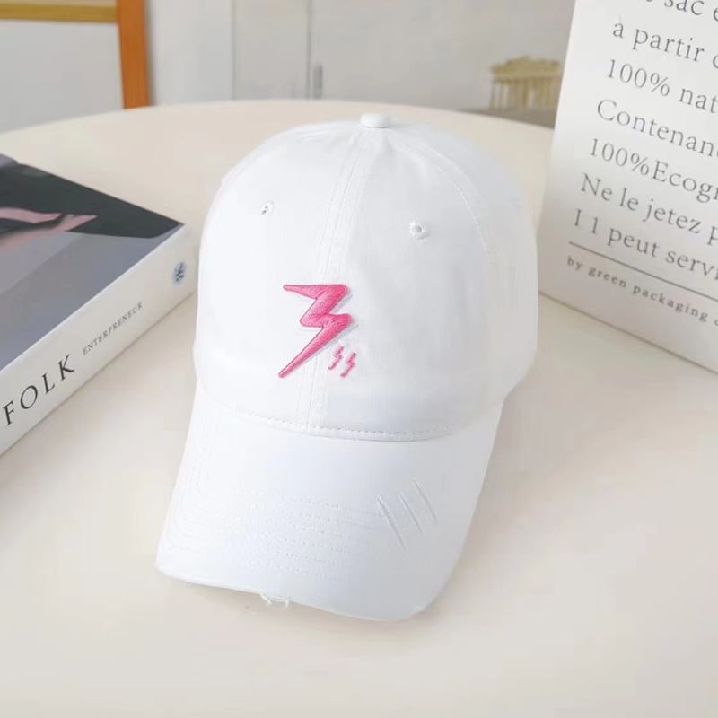 Embroidered Baseball Cap Lightning