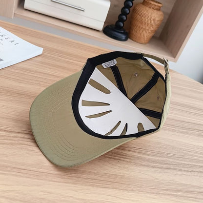 Lettering Embroidered Baseball Cap