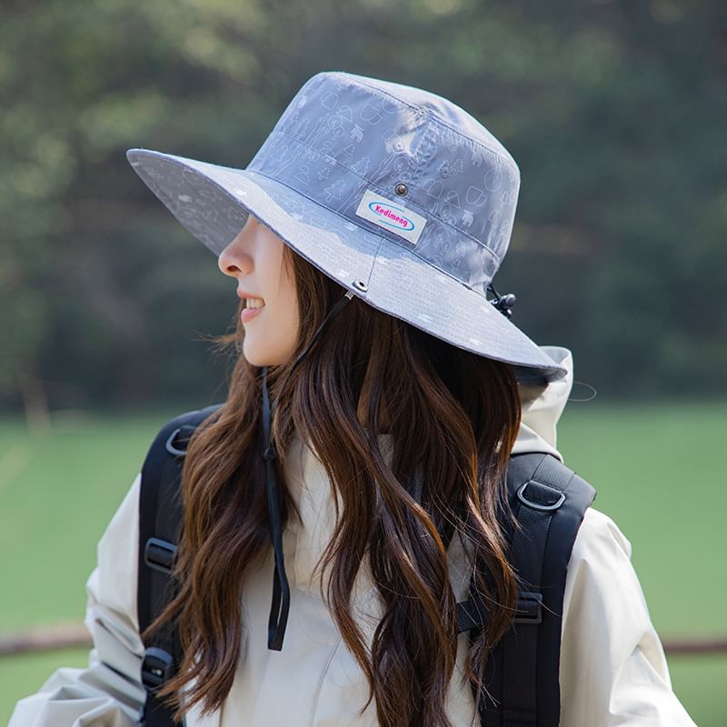 Print Hat Boonie Applique