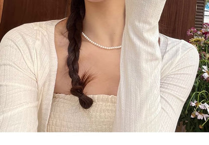 Knit Eyelet Hat Bucket