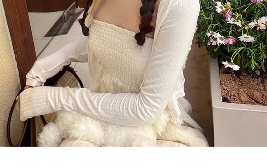 Knit Eyelet Hat Bucket