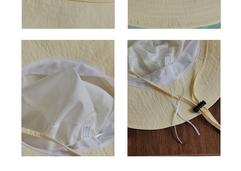 Bow Hat Bucket Embroidered