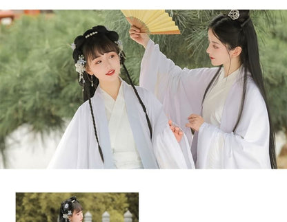 Graphic Print Traditional Chinese Costume Set