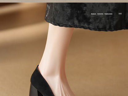 Bow Heel Pumps Block