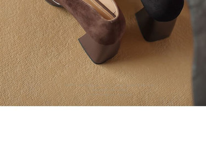 Bow Heel Pumps Block