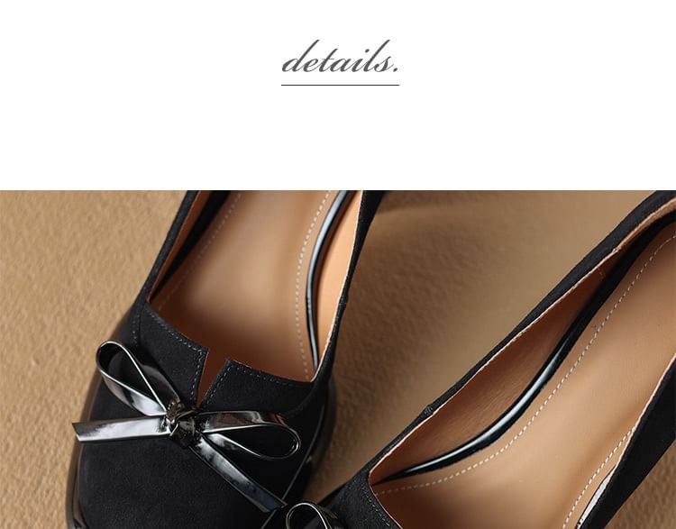 Bow Heel Pumps Block