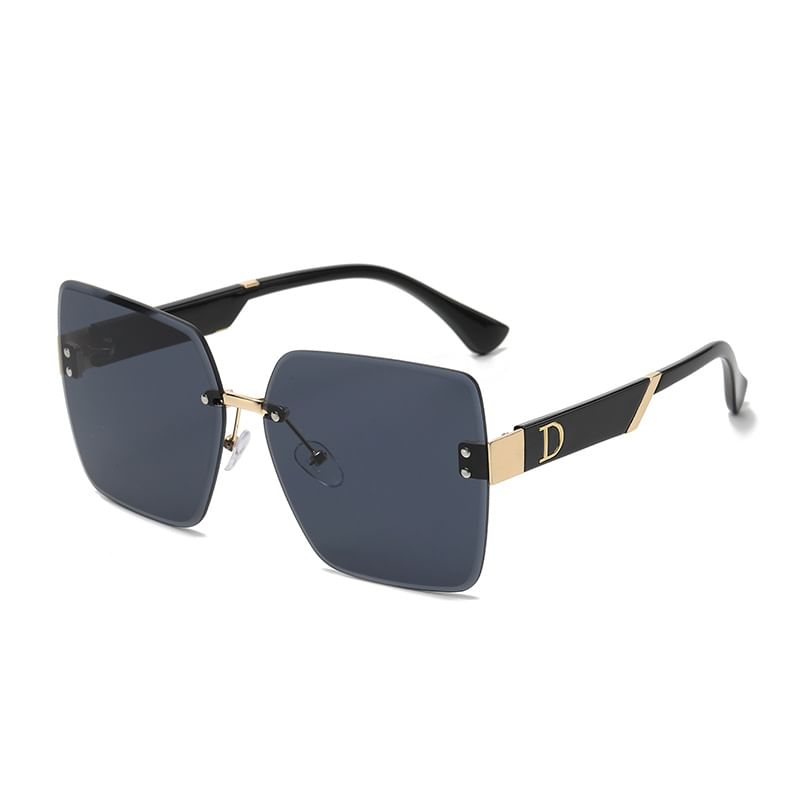 Gradient Square Sunglasses Frameless