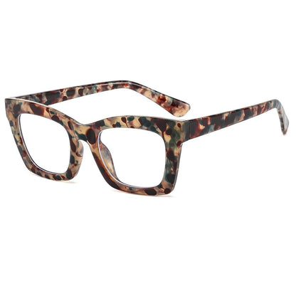 Square Light Eyeglasses Blue Blocking