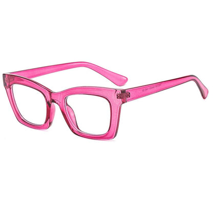 Square Light Eyeglasses Blue Blocking