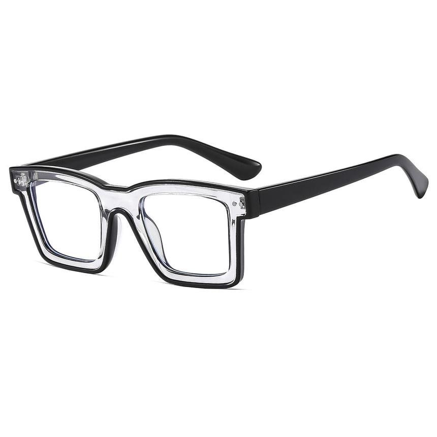 Square Blue Eyeglasses Blocking Light