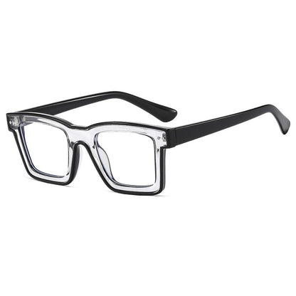 Square Blue Eyeglasses Blocking Light