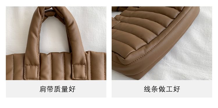 Tote Bag Quilted Plain