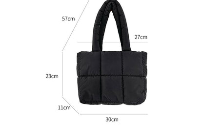 Bag Tote Plain Quilted