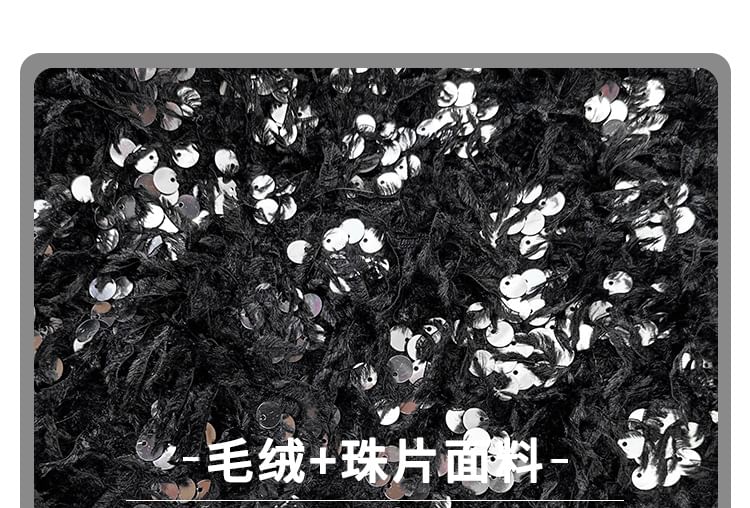 Crossbody Sequin Fringed Bag