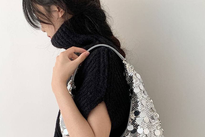 Sequin Hobo Bag