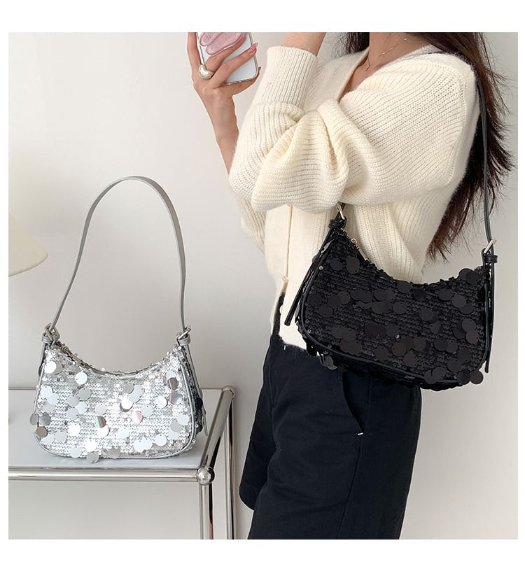 Sequin Shoulder Bag