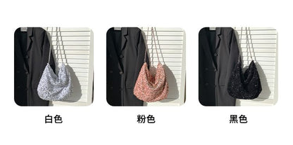 Sequin Crossbody Chain Strap Bag