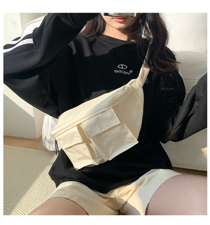 Nylon Bag Plain Belt