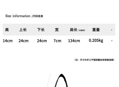 Ruffle Crossbody Plain Nylon Bag