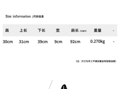 Bag Drawstring Crossbody Nylon Plain