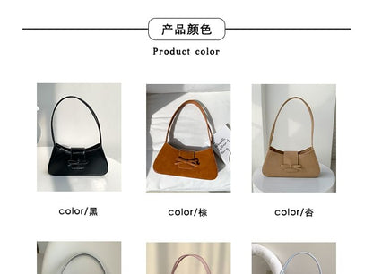 Leather Faux Shoulder Bow Bag