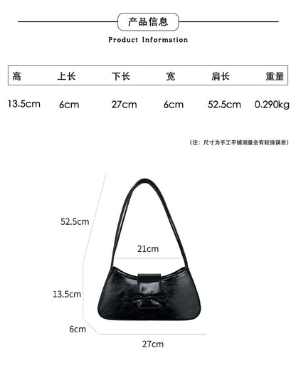 Leather Faux Shoulder Bow Bag