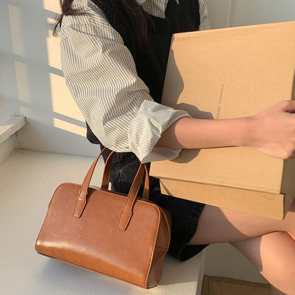 Leather Bag Boston Faux