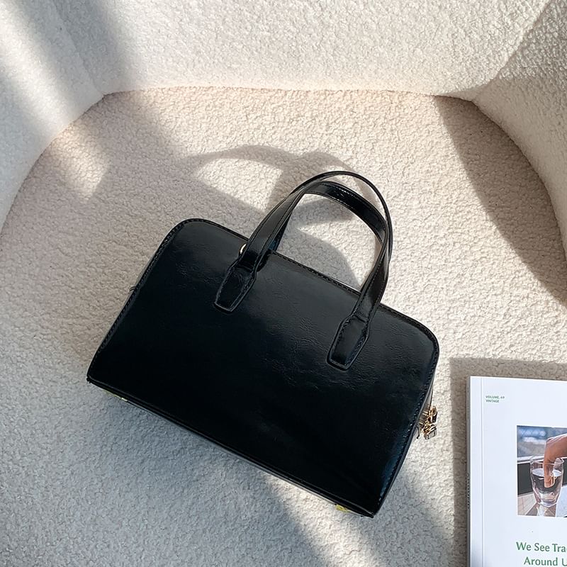 Leather Bag Boston Faux