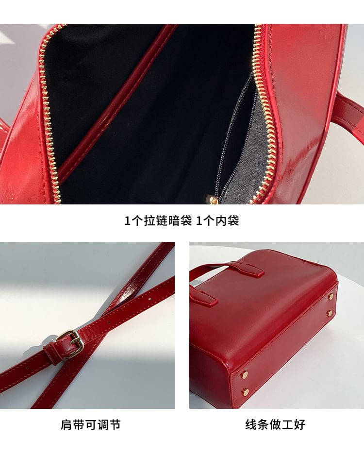 Leather Bag Boston Faux