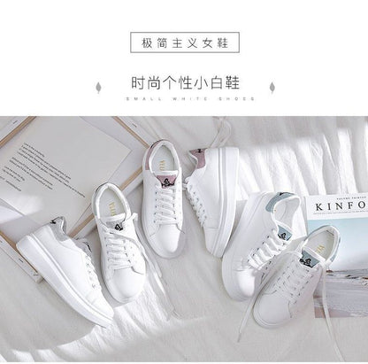 Lettering Glitter Platform Sneakers