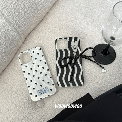 Heart / Wavy Phone Case