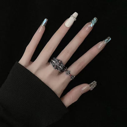 Alloy Rhinestone Ring