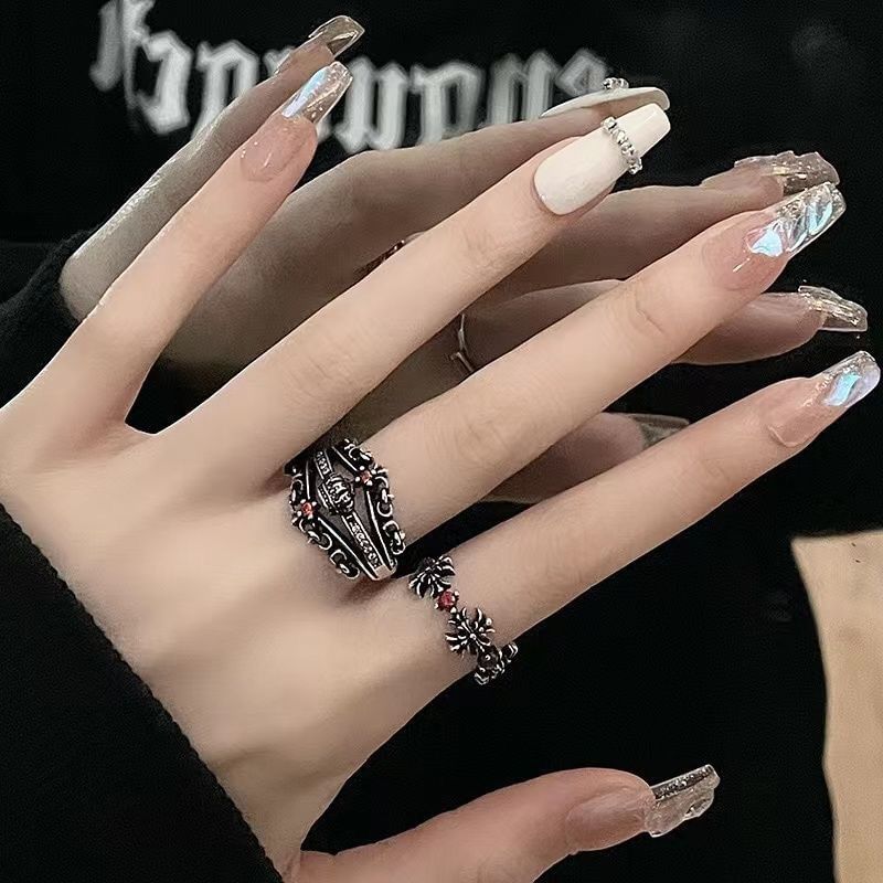 Alloy Rhinestone Ring