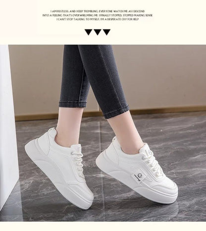 Lettering Label Platform Sneakers