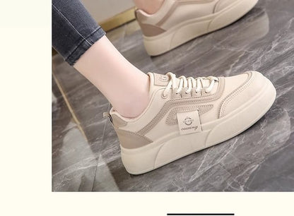 Lettering Label Platform Sneakers