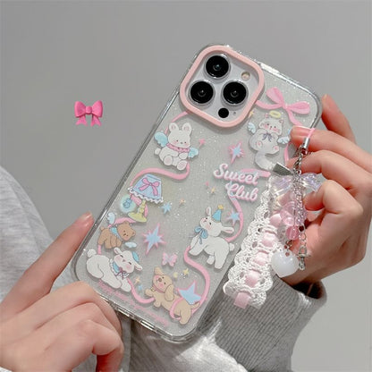 Animal Glitter Phone Case - iPhone 15 Pro Max / 15 Pro / 15 / 14 Pro Max / 14 Pro / 14 / 13 Pro Max / 13 Pro / 13 / 12 Pro Max / 12 Pro / 12 / 11