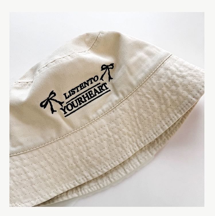 Embroidered Hat Lettering Bucket