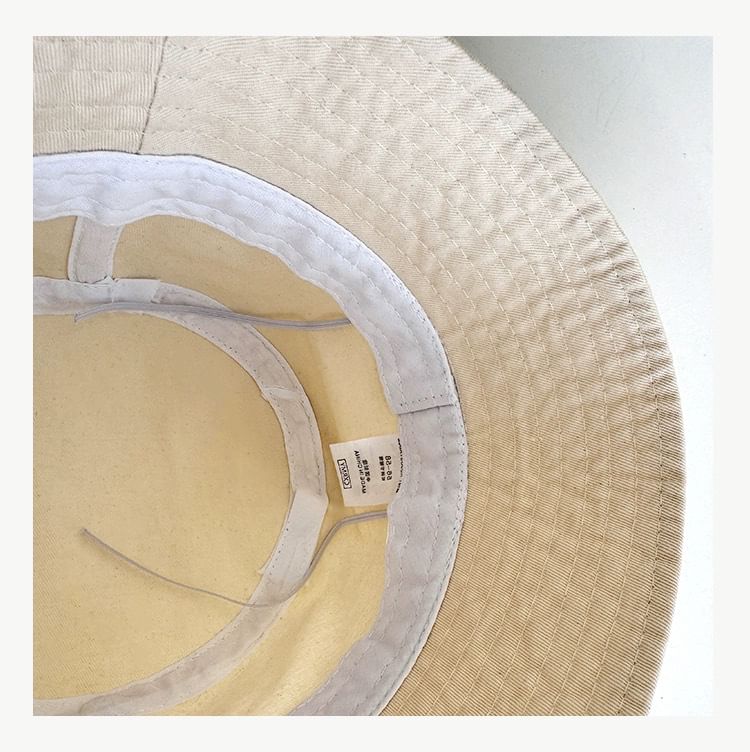 Embroidered Hat Lettering Bucket