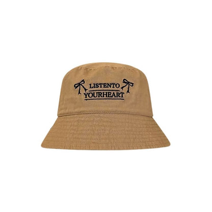 Embroidered Hat Lettering Bucket