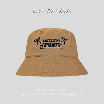 Embroidered Hat Lettering Bucket