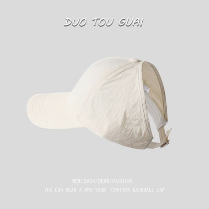 Plain Top Open Cap Baseball